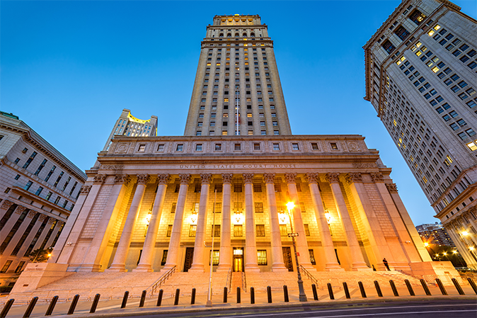 New York courthouse